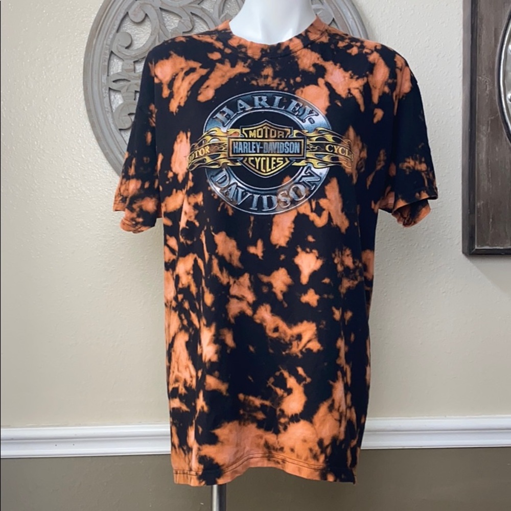 Harley-Davidson Custom Bleach Dye
